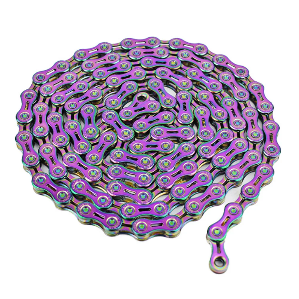 

VG SPORTS Colorful Mountain Bike Chain Half Hollow / Full Hollow Road Bike Bicycle Chain 9 10 11 Speed Racing Bike Cycling Chain