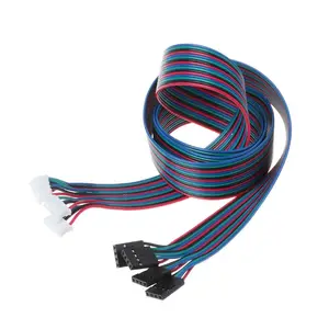 4pcs 100cm 4pin Stepper Motor Cables XH2.54 Terminal Wire For 3D Printer NEMA 17 Stepper Motor 964E