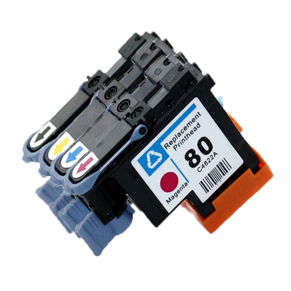 Печатающая головка для HP 80 совместимый картридж C4820A C4821A C4822A C4823A hp design jet 1000 1050c 1055