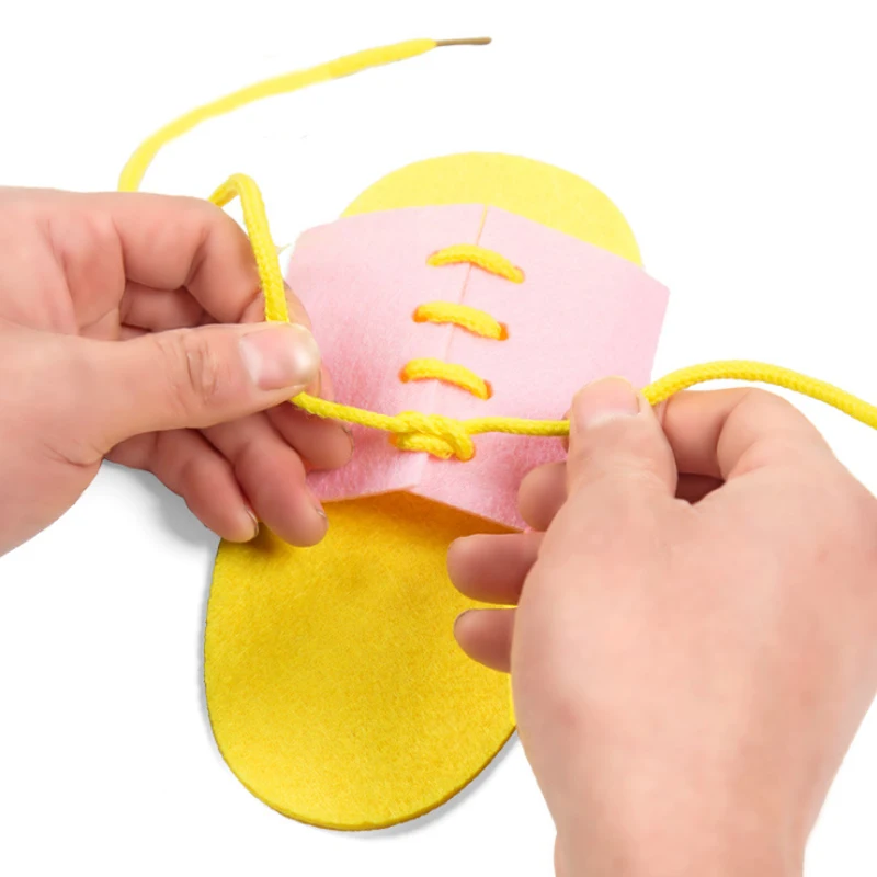 Sz/паровые тапочки на шнуровке сделай сам Нетканые войлочные ремесленные