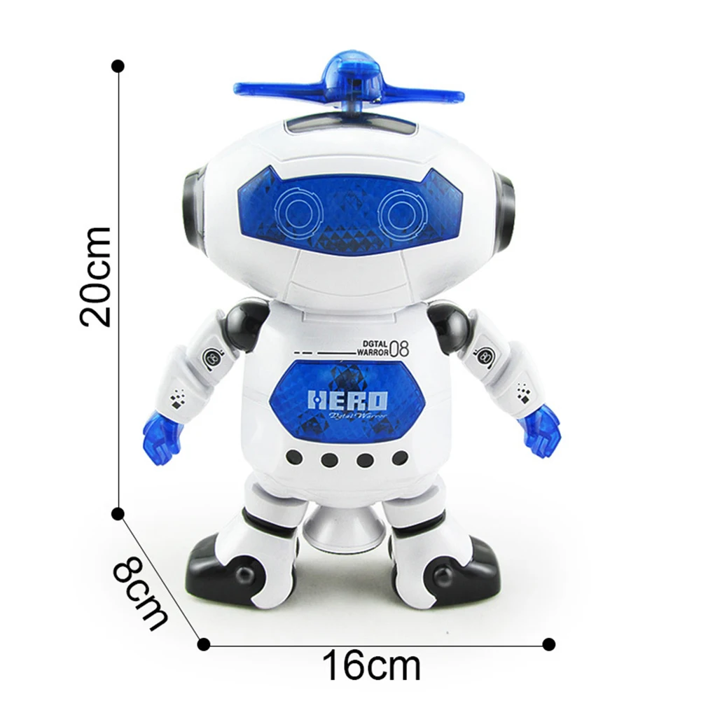 

Electric Robot Rotary Singing Dancing with Light Baby Children Early Childhood Education Puzzle Toy Birthday Gift