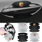 4 шт. 3D волоконная Автомобильная Наклейка защитная наклейка на дверную ручку автомобиля для Opel Astra jInsignia Astra g Corsa Zafira b Mokka Vivaro Meriva