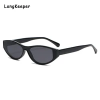 ins popular small cat eye sunglasses women retro oval black leopard shades sun glasses 90s vintage lunette de soleil femme uv400