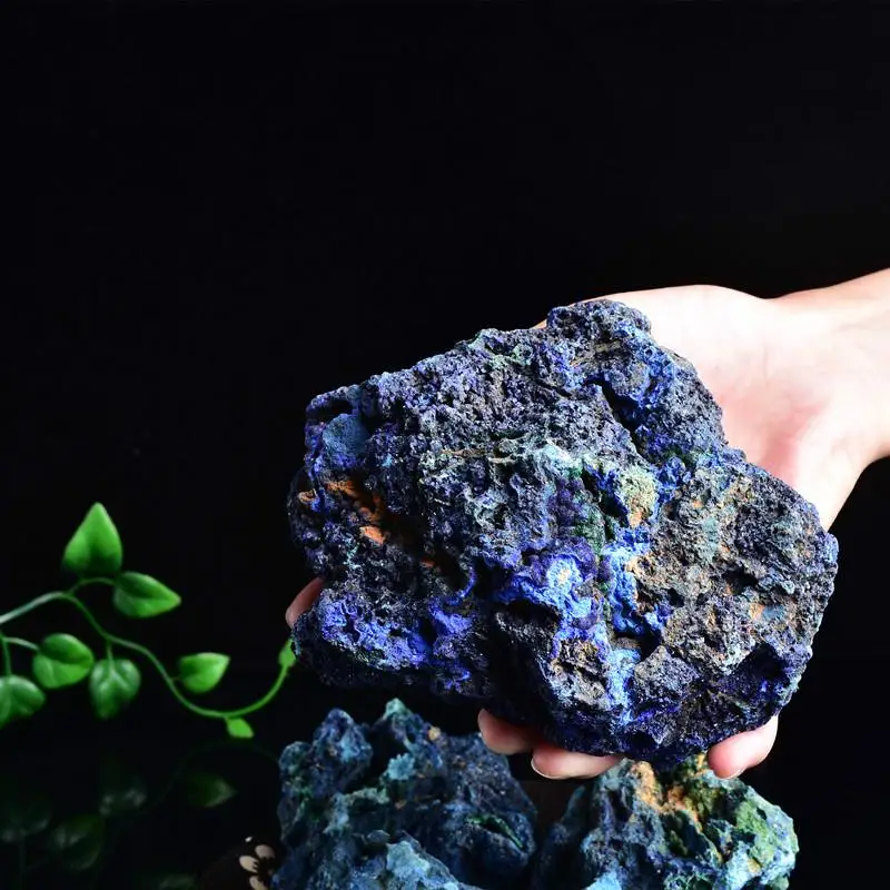 Азуритовые натуральные Минеральные Кристаллы 5 10 см коллекция образцов из