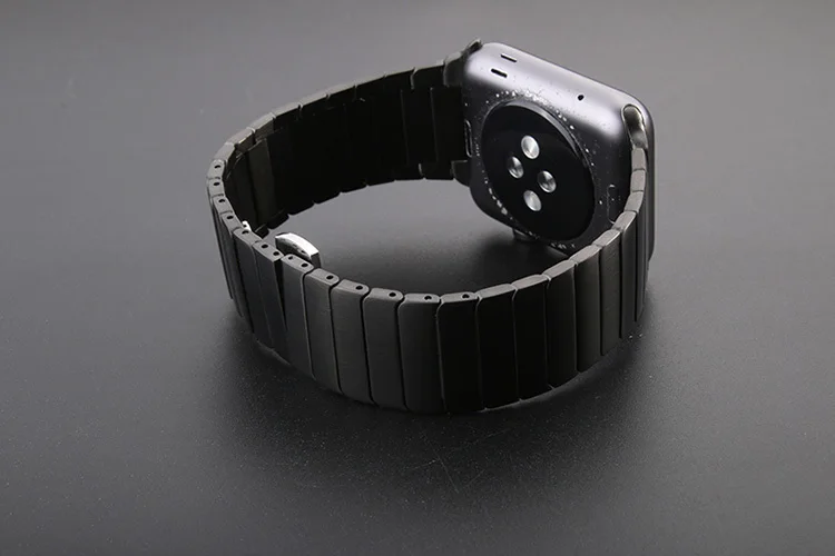 Роскошный браслет FOHUAS из нержавеющей стали для apple watch серии 1, 2, ремешок iwatch из нержавеющей стали 42 мм с адаптерами