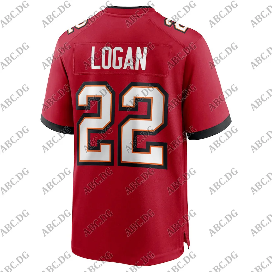 

Men Women Kid Youth Tampa Bay T.J. Logan Red Game Jersey