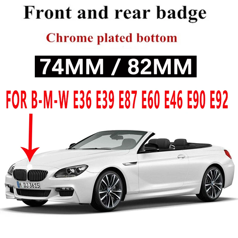 Эмблема багажника BMW E46 E39 E38 E90 E60 Z3 Z4 X3 X5 X6 M3 M5 M4 F20 1 шт. 82 мм 74 мм|Наклейки на
