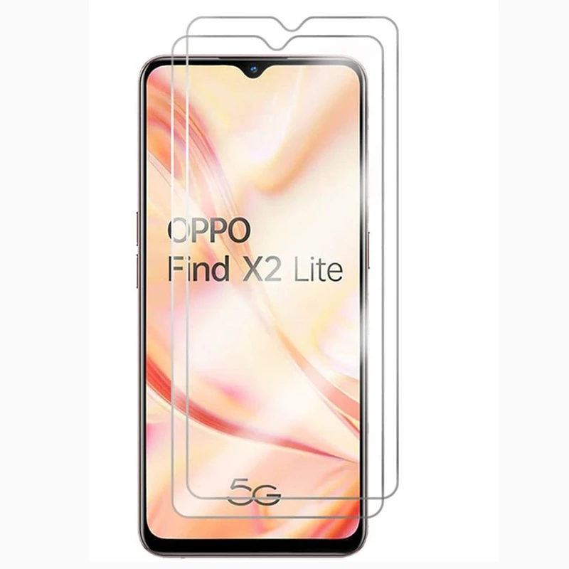 

Закаленное стекло для OPPO Find X2 Lite 2.5D Защитная пленка для OPPO find x2 9H Взрывозащищенная прозрачная защитная пленка для ЖК-экрана