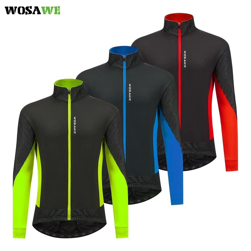 WOSAWE для мужчин куртки зимняя ветровка куртка MTB велосипед сохраняющее тепло