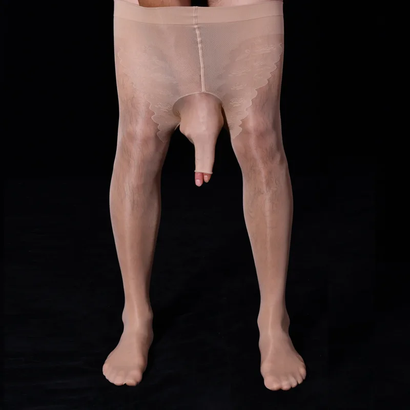 Колготки мужские в наборе (3 шт.) JJ размера плюс нейлон + спандекс цвет