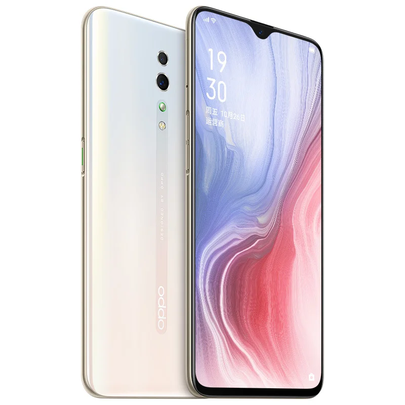 DHL Быстрая смартфон Oppo Reno Z Android 9,0 6," ips 2340X1080 6 ГБ ОЗУ 256 Гб ПЗУ Мп+ 32 МП экран отпечаток пальца