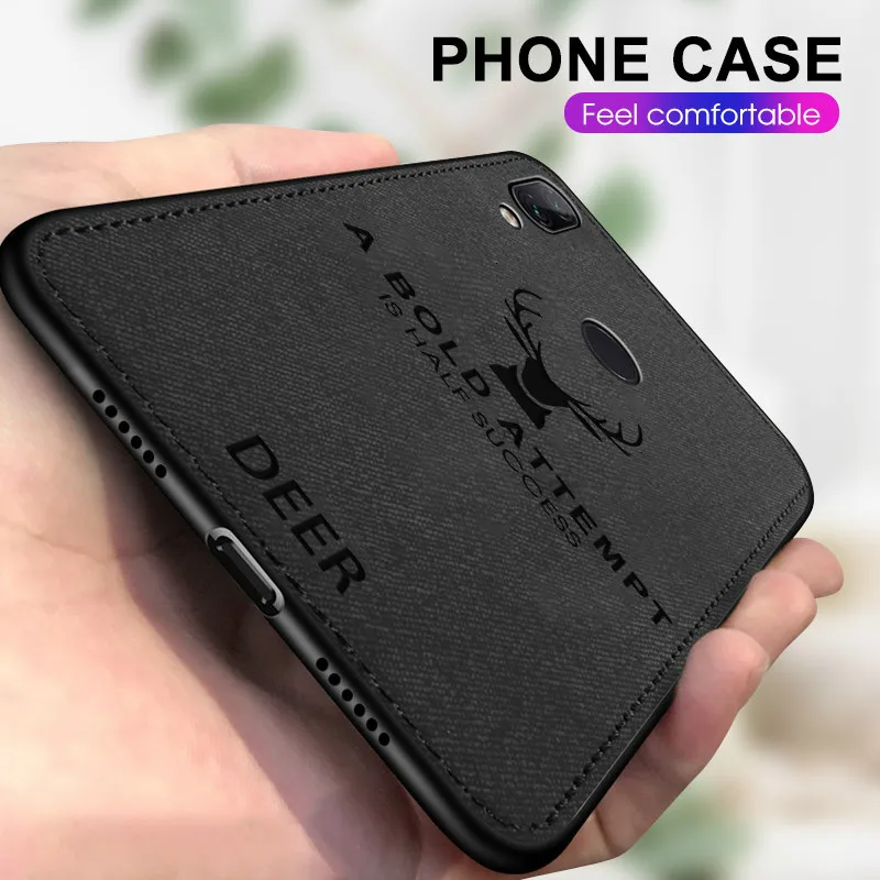 Противоударный жесткий тряпичный чехол с оленем для Xiao mi Red K20 7 Note 6 5 Pro 5A Plus 6A Xiaomi 9