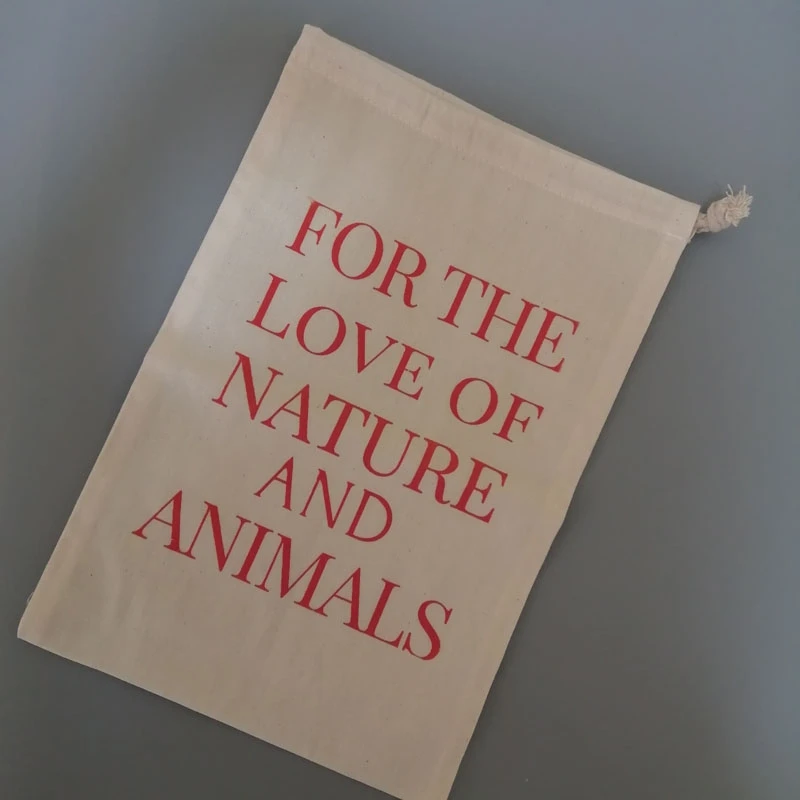 

New arrival high quality custom logo gift pouch cotton bag for make up and storage