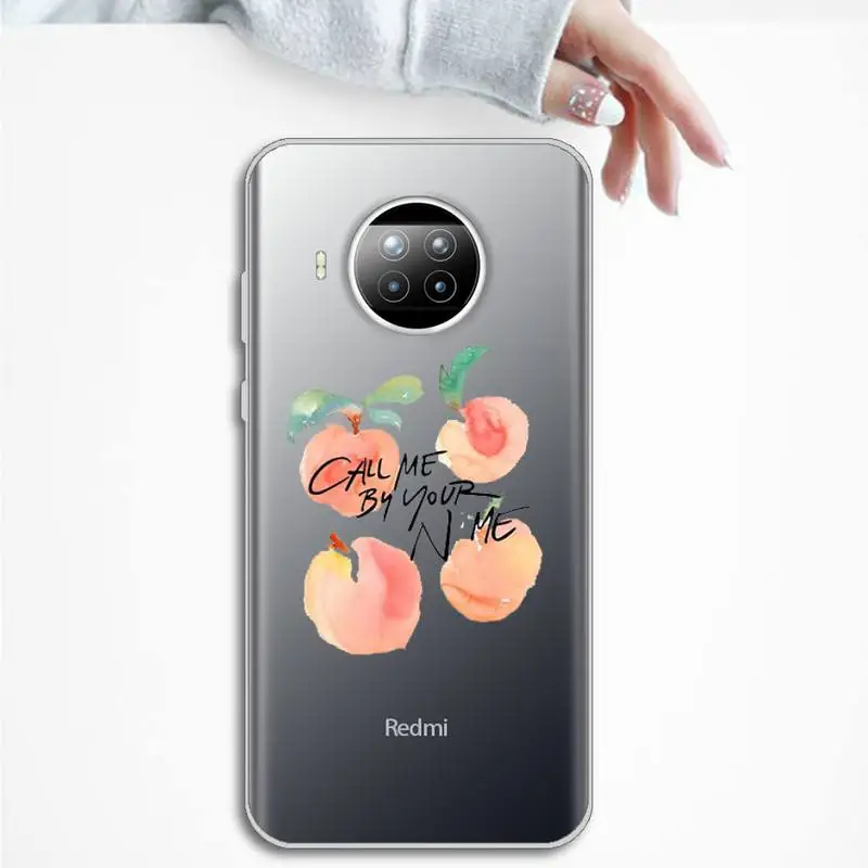 

Call Me by Your Name Phone Case Transparent Clear for Xiaomi Redmi note 10 t 8 9 pro lite 11