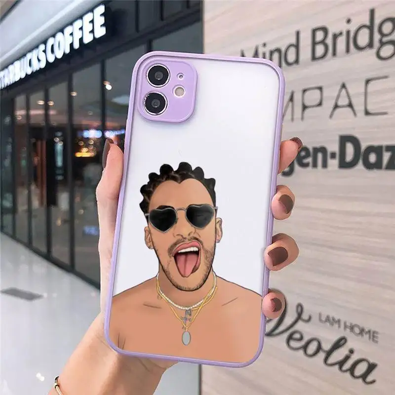 

Yo Perreo Sola Bad Bunny Maluma Phone Case matte transparent For iphone 7 8 11 12 plus mini x xs xr pro max cover