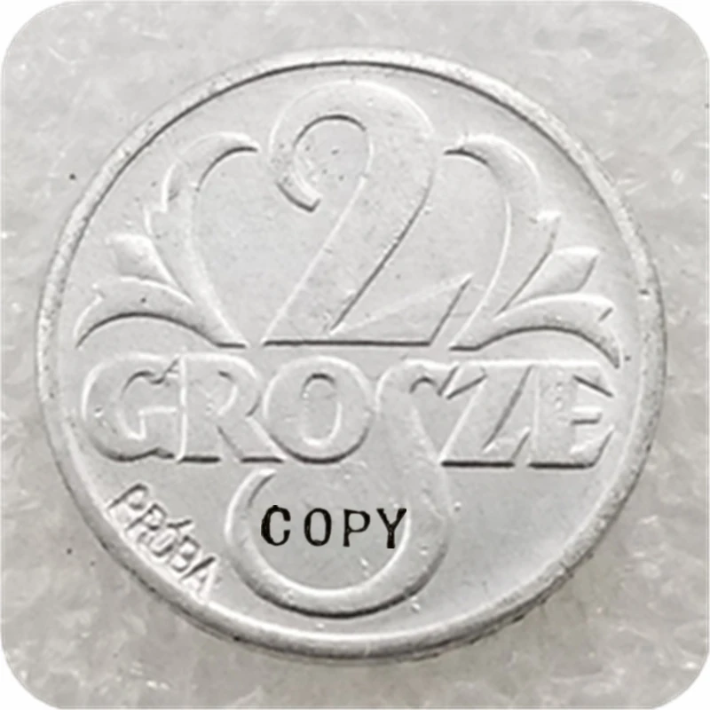 1939 Польша (PROBA) 2 Grosze цинк имитация монеты|Безвалютные монеты| |