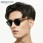 Солнцезащитные очки ZENOTTIC мужскиеженские в винтажном стиле, небольшие круглые поляризационные легкие солнечные очки с защитой UV400, для вождения