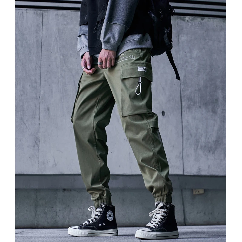 

Overalls autumn and winter new men's trousers Japan fasten trend casual trousers man