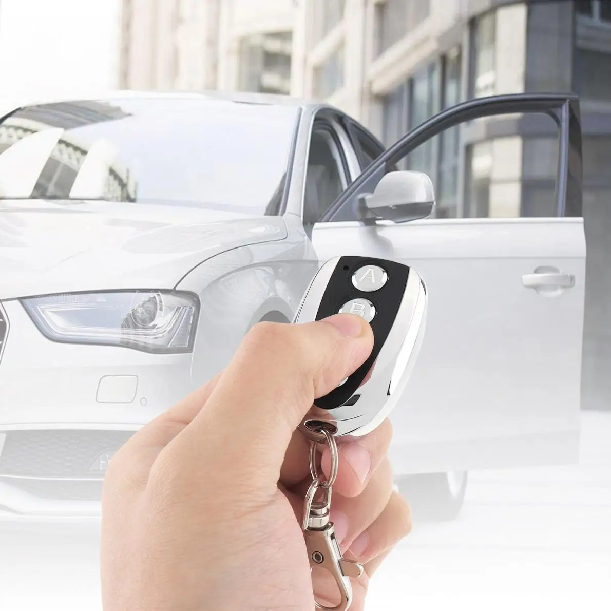 433 МГц металлический 4 канальный Дубликатор копия беспроводной пульт