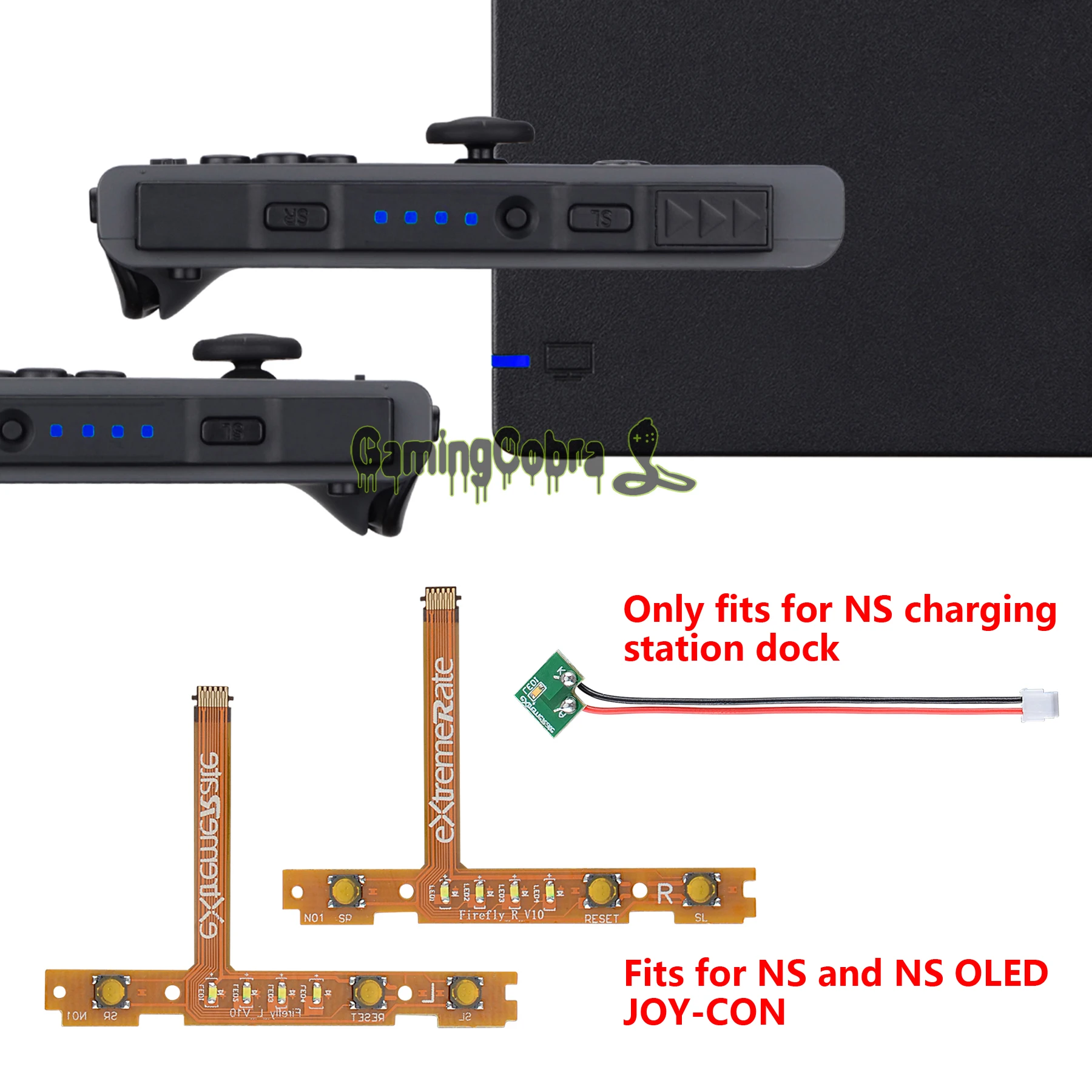 Супер яркие синие кнопки SL SR указывают на мощность светодиодный тюнинг для NS Switch