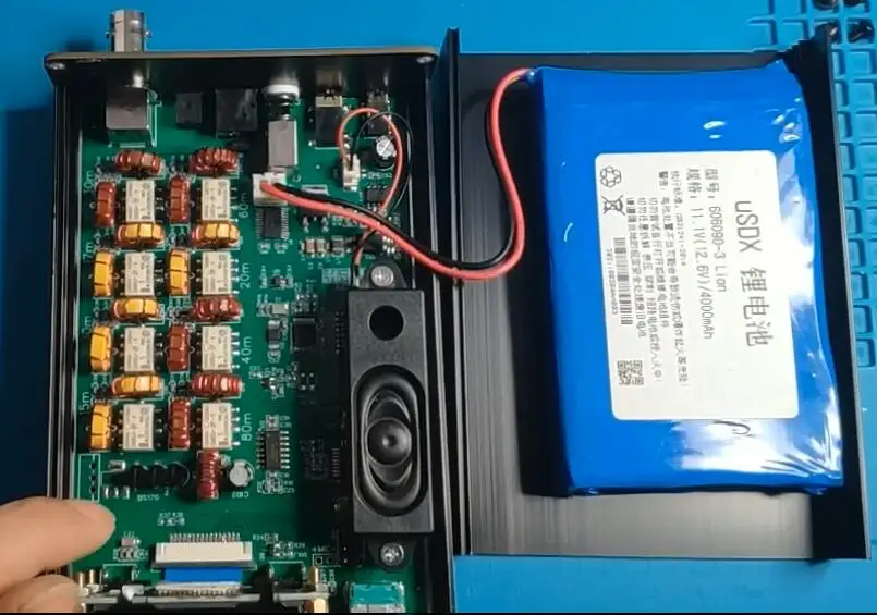 uSDR uSDX+ Plus V2 10/15/17/20/30/40/60/80m 8 Band SDR All Mode HF SSB QRP Transceiver + 4000mAh Battery   | Электроника