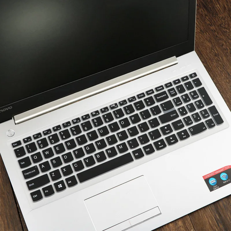 Аксессуары для ноутбуков lenovo Ideapad 310 15 510 15 110 15 17, ноутбук 15 ''15,6 дюймов, защитный чехол для клавиатуры ноутбука - Цвет: Black