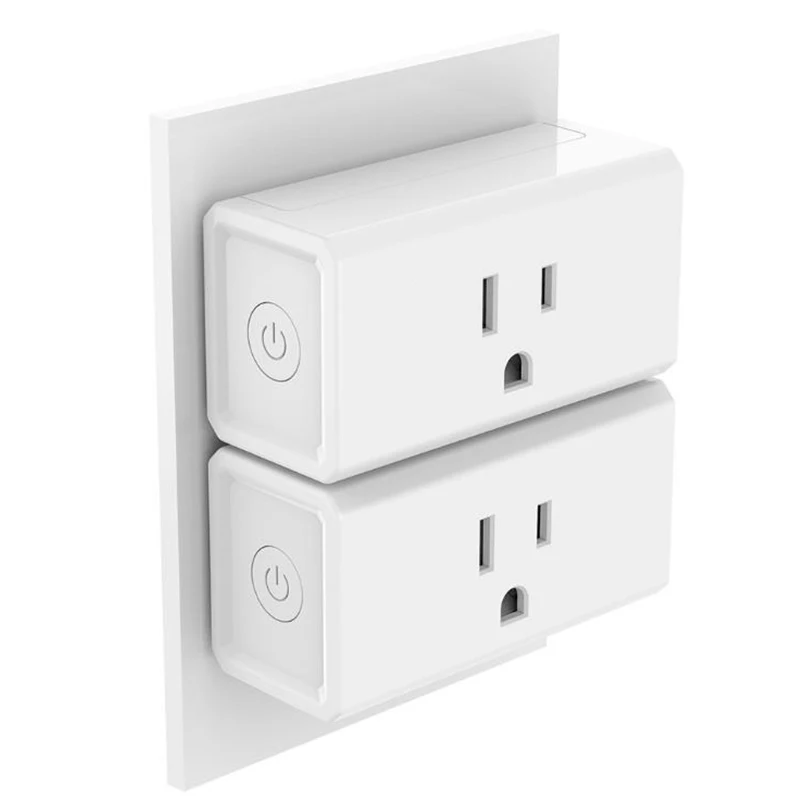 Intelligent Life APP Voice Remote Socket WiFi 10A US Plug Outlet Switch Work With Alexa Google Home Accessories | Электроника