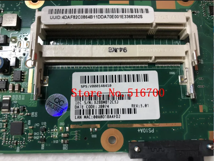 Купите MB и получите 1 бесплатную материнскую плату для ноутбука Toshiba Satellite L300D L305D