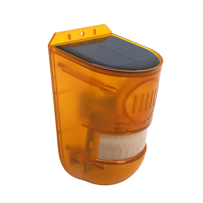 

Сигнальная лампа SZYOUMY на солнечной батарее с оранжевым корпусом, 6 светодиодов, красный светильник IP65, датчик движения