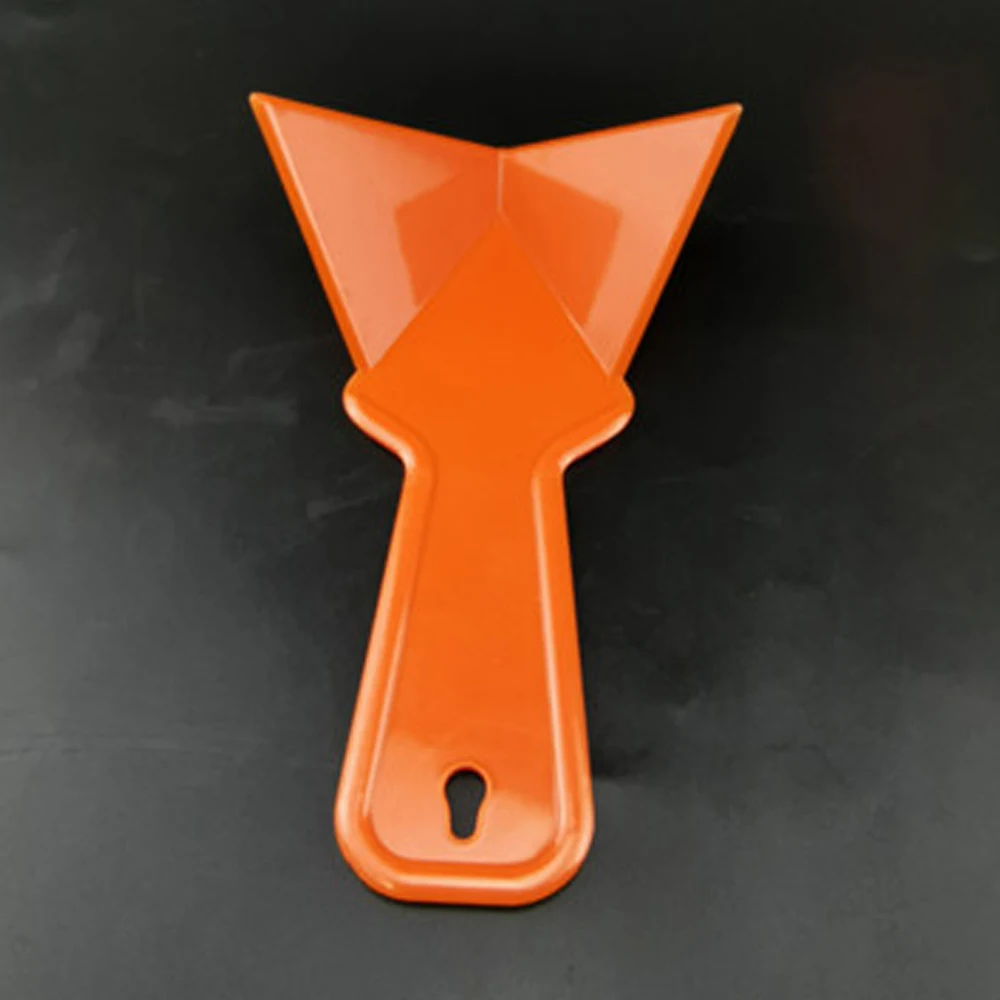 

2 Pieces Mini Handmade Tools Scraper Utility Practical Floor Cleaner Tile Cleaner Surface Glue Rest Shovel Orange