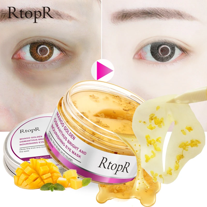 40 шт./кор. манго маска для глаз xGolden османтуса яркие и питательный крем ухода за