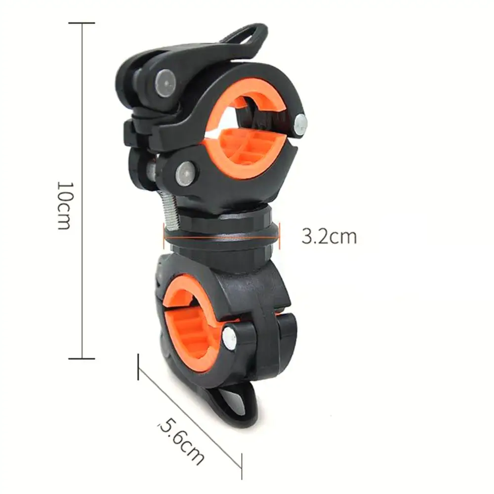 360 градусов вращение Регулируемый передняя фара для велосипеда лампы кронштейн