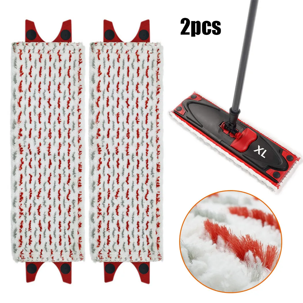

Microfibre Floor Mop Pads Replacement For Vileda Ultramax Ultramat Turbo XL Mop 2in1 Set Floor Washable Spray Flat Mop Cloth