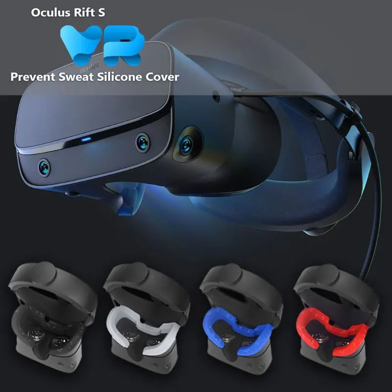 Мягкий силиконовый защитный чехол для глаз Oculus Rift S VR Glasses H37B