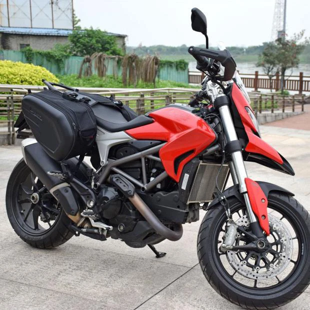 Сумка для седла мотоцикла 58L задний багажник крепящийся за сиденье большая