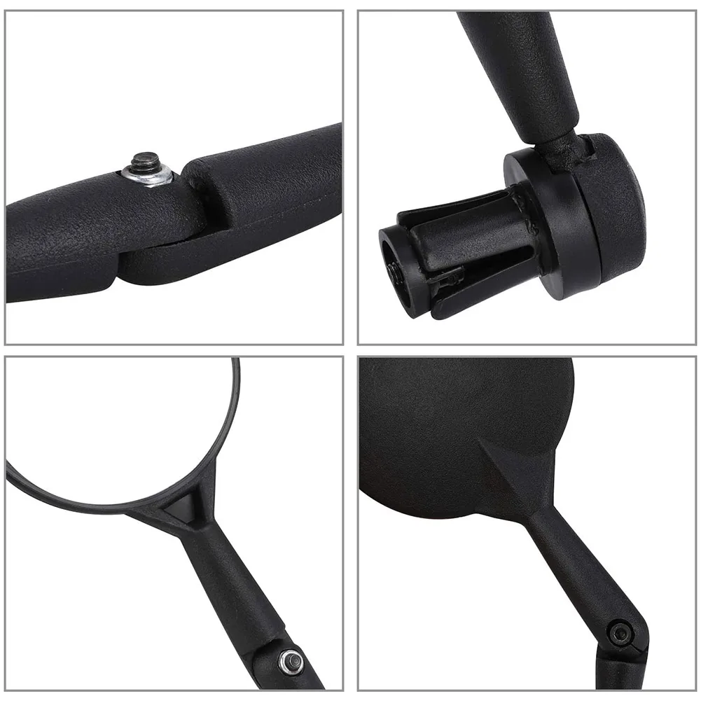 

Bike Rear View Mirrors 360 Dregree Rotatable Adjustable Handlebar Mounted Convex Mirror for Mountain Road Bike Cycling