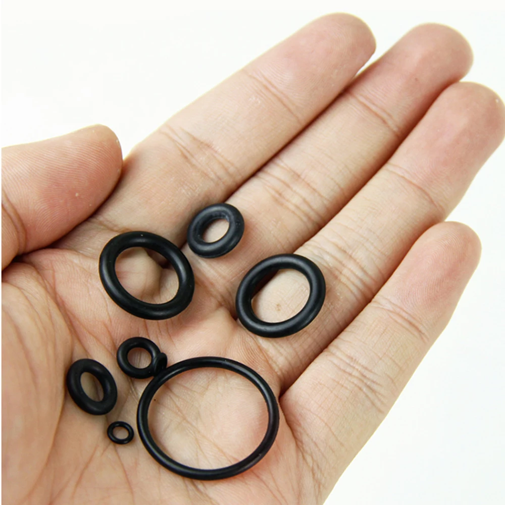 

225pcs round ferrule black rubber ring oil resistance and wear resistance and good elasticity black rubber