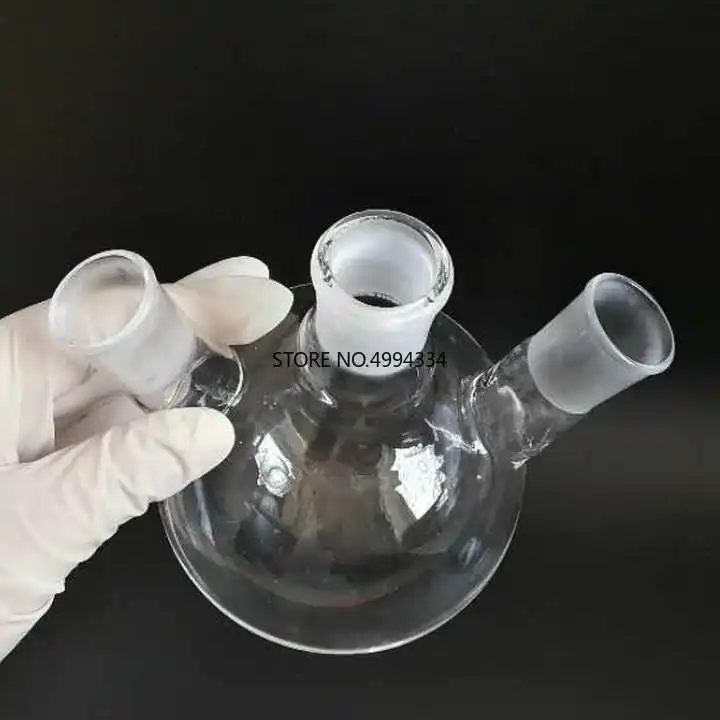 

Quartz Glass 250ml/500ml/1000ml/2000ml Joint size 24*3 three-neck Round Bottom Flask