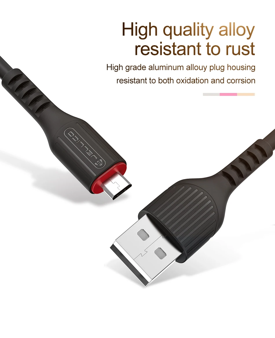 Jellico 3 в 1, USB кабель для iPhone, samsung, Xiaomi, мульти быстрая зарядка, микро USB кабель для мобильного телефона, usb type-C кабель