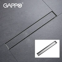 gappo shower drain 304 stainless steel shower floor drain long linear drainage drain for hotel bathroom kitchen frool