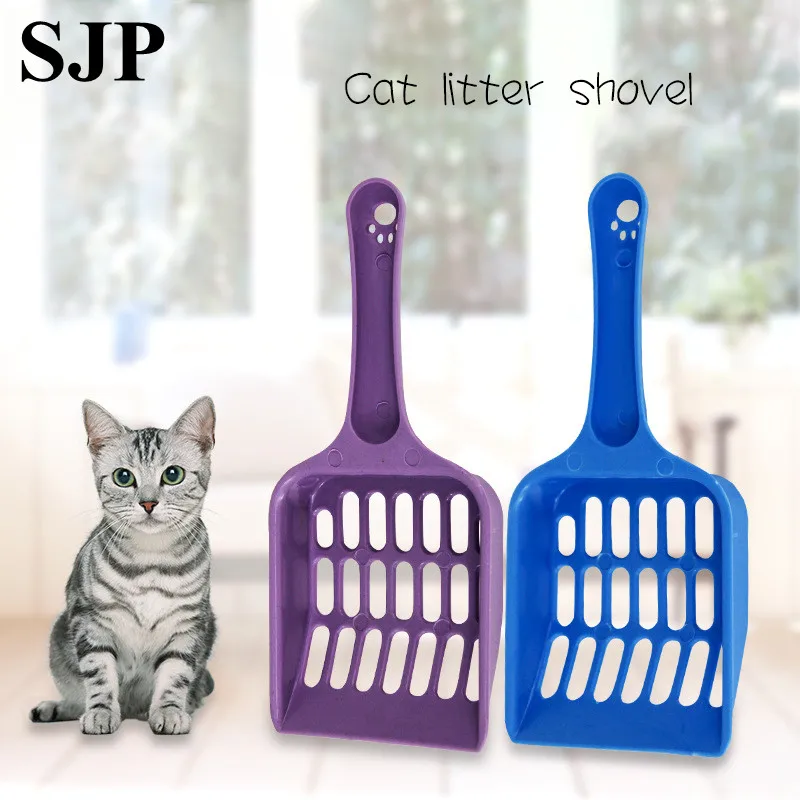 Лопата для кошачьего туалета Чистый инструмент домашних животных пластиковый