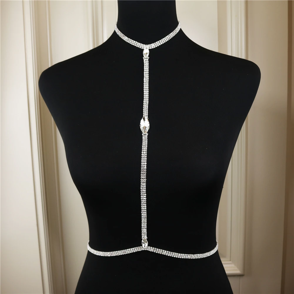 Женский бюстгальтер в стиле бохо с цепочкой на грудь | Украшения и аксессуары