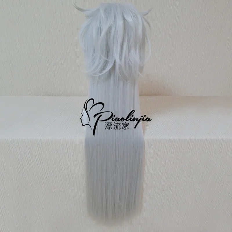 

Cosplay 65CM Anime Cosplay Jiraiya Wig Long Silver Heat Resistant Sythentic Hair Halloween Party Cosplay Costume Wigs