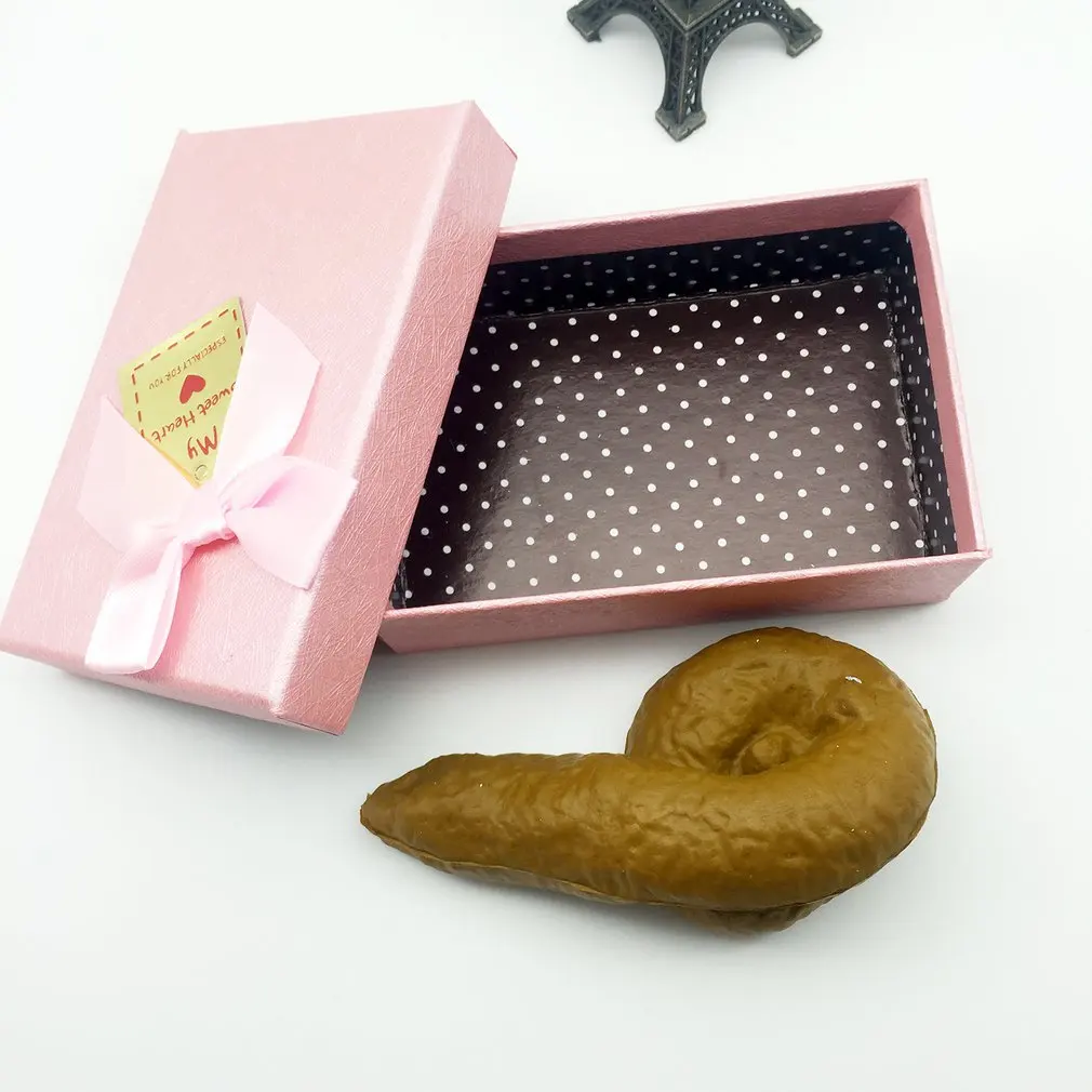 Для розыгрыша искусственный Корма Turd Дерьмо ПУ брутто шутка пакость Новинка