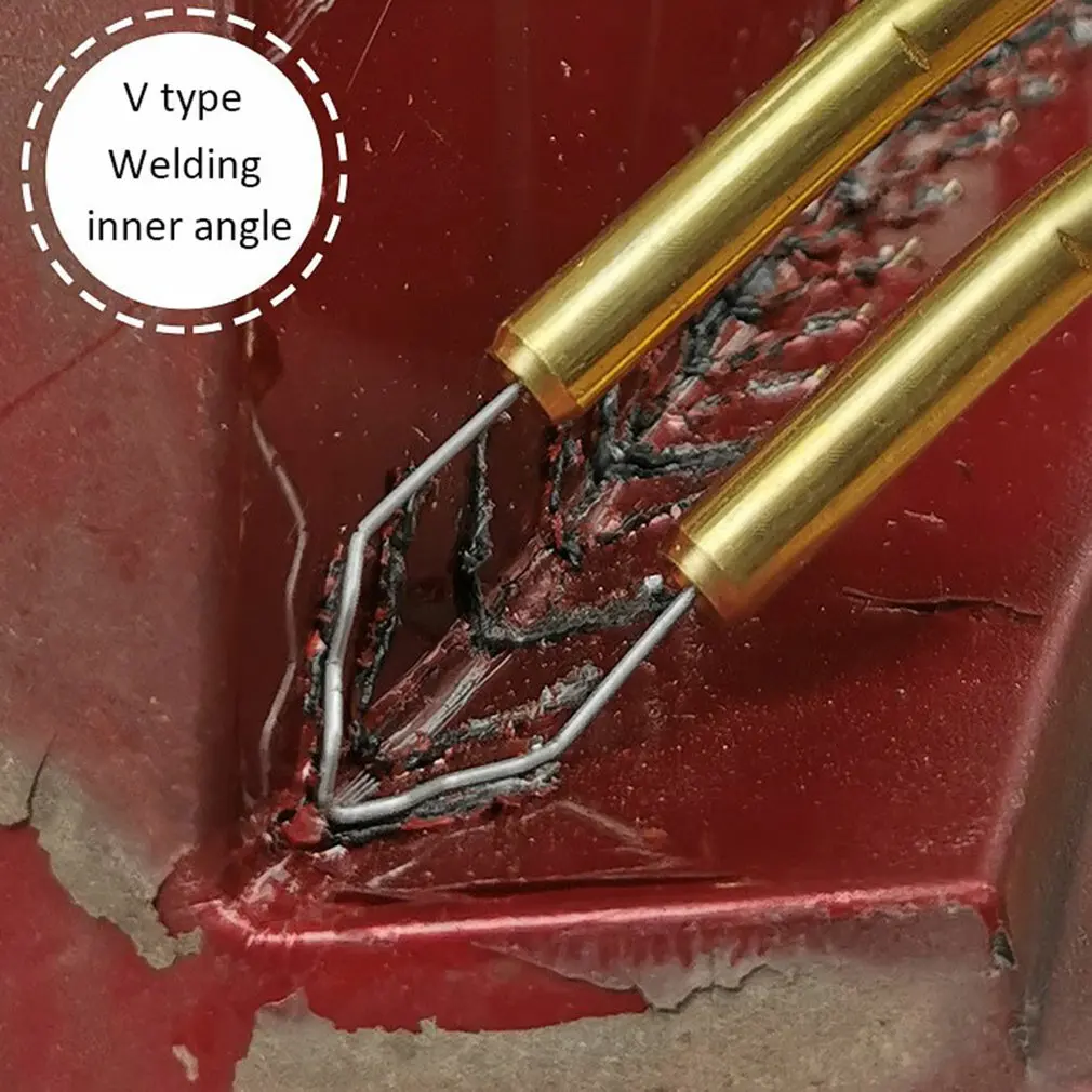 

100pcs Automobile Plastic Bumper Welding Machine Repair Nails 0.8mm Stainless Steel Durable Repair Nails Machine Hot Melt Weldin