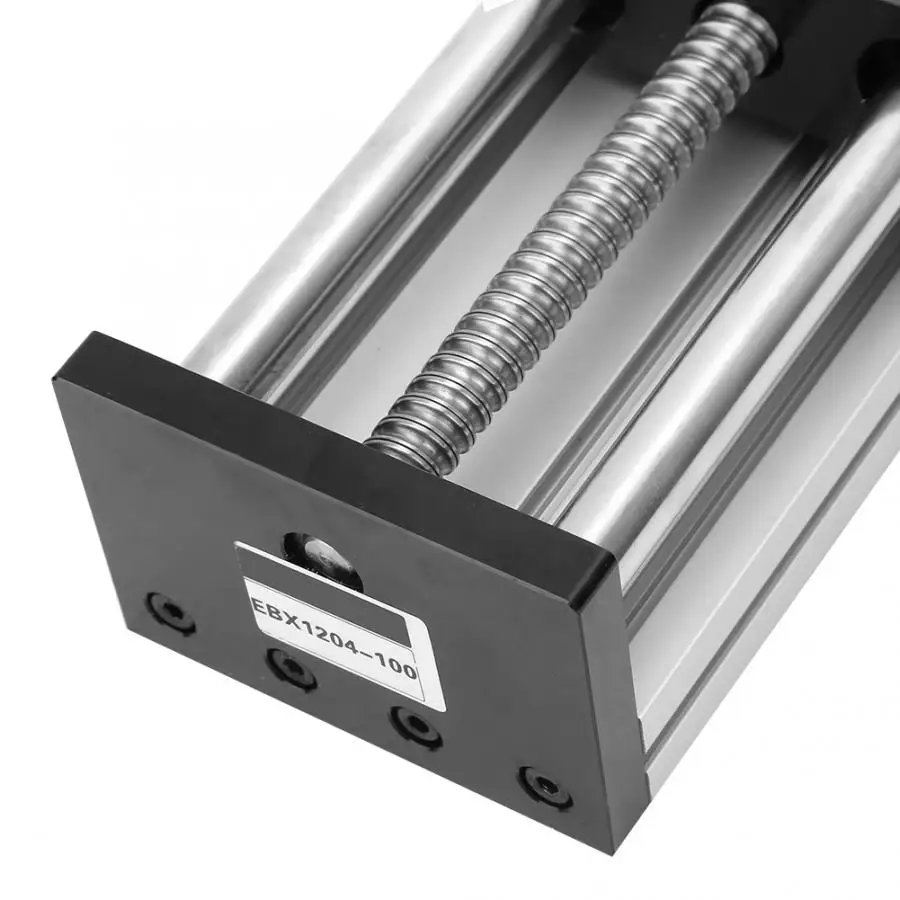 Двойной алюминиевый сплав вал шариковый винт линейный направляющий рельс с 57