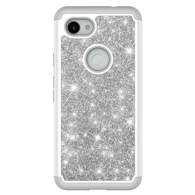 Шикарный Роскошный чехол для Google Pixel 4 XL, чехол Funda Pixel 3A, 3XL, 4XL, 3 A, чехол из силиконового пластика 2 в 1 для Pixel 3AXL, чехол Pixel3A - Цвет: Серый