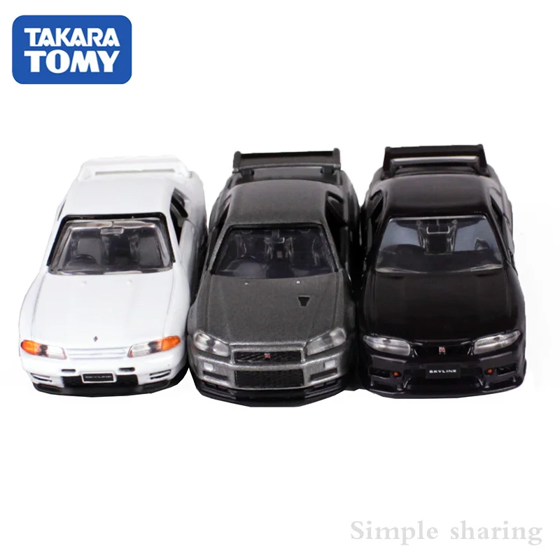 Takara Tomy томика Ниссан SKYLINE GTR BNR32 34 BCNR33 5 й юбилей модель комплект 1/62 Горячая
