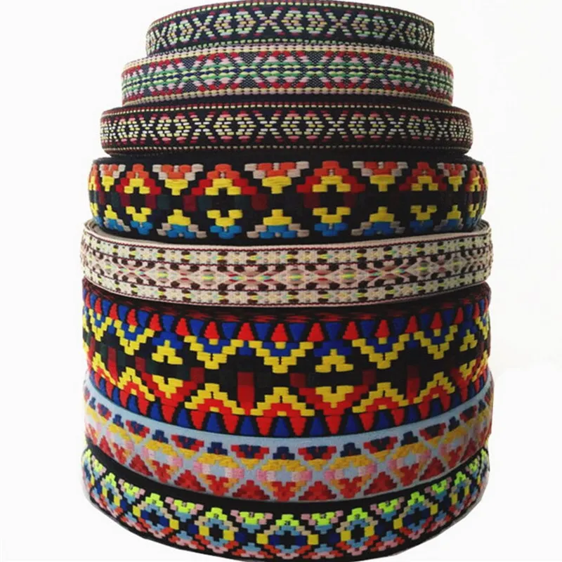 3 м плетеная жаккардовая лента отделка из кружевной ткани Классический тотемный