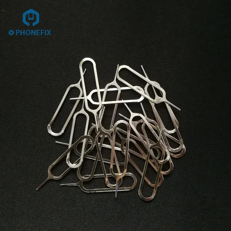 100 шт. лоток для Sim-карты извлечения открытой иглы инструмент ключа iPhone Xiaomi Huawei